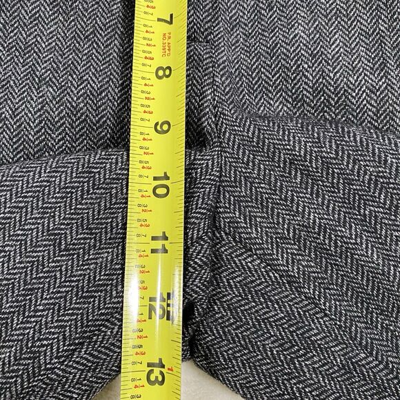 Lands' End Women's Sz 12 Original Fit Trousers Herringbone Wool Blend Lined NWT - Picture 8 of 10